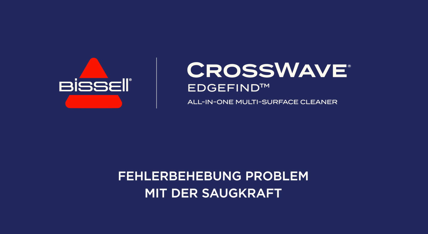 Fehlerbehebung Probleme mit der Saugkraft